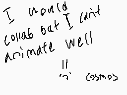 Drawn comment by cosmos ♥
