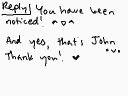 Drawn comment by Johnnie