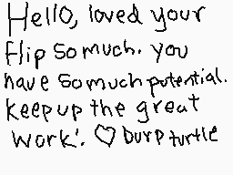 Drawn comment by DurpTurtle