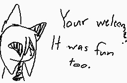 Drawn comment by Wolfie