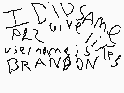 Drawn comment by brandon