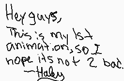 Drawn comment by Haley