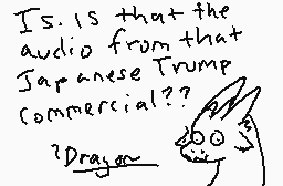 Drawn comment by Dragon