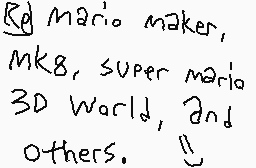 Drawn comment by MARIO 2😃