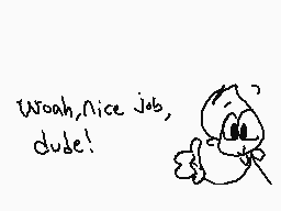 Drawn comment by JⒶY
