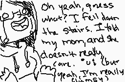 Drawn comment by Violet