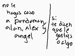 Drawn comment by Alíah