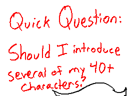 Character Introductions?
