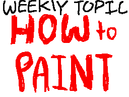 How To Basic uh i mean Paint