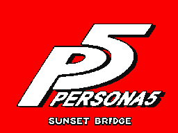 sunset bridge from persona 5