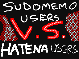 Sudomemo Users VS Hatena Users