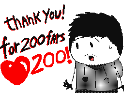 Thanks you for 200 followers!