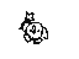 Kirby characters melt into pixels