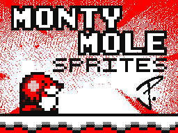 Monty Mole Sprites