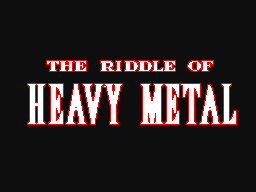 The Riddle of Heavy Metal