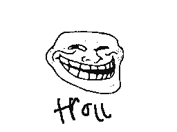 dumb meme about troll face