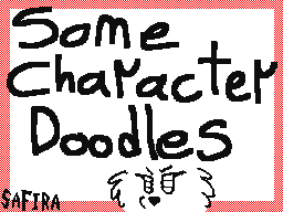 Character doodles