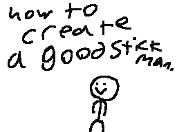 how to draw a good stickman