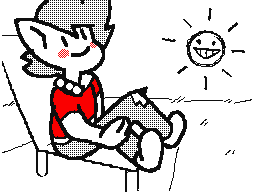 catboy in a sunchair