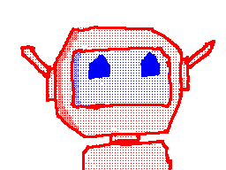 very quick doodle of my friend's robot