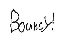Bouncy [My first sudomemo flipnote]