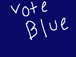 Vote blue