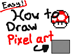How to draw pixel art