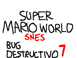 Super Mario World SNES Bug destructivo 7