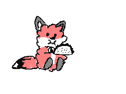 Fox eating