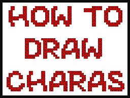 How to draw characters