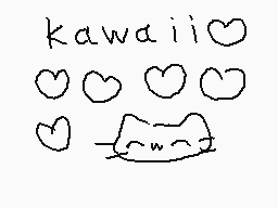 Drawn comment by ゆん/yun
"kawaii♡ ♡♡♡♡ ♡♡"