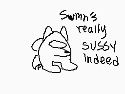 Drawn comment by EVE
"Swann's really sussy indeed"