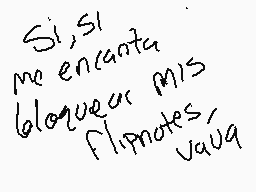 Drawn comment by LilMexican