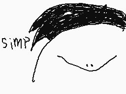 Drawn comment by xXDanteXx
"simp"