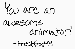 Drawn comment by Frostfox44