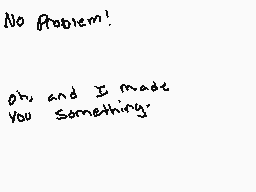 Drawn comment by RainbowKat