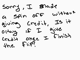 Drawn comment by RainbowKat