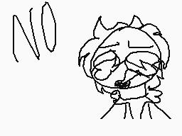 Drawn comment by Darkii UwU
"NO"