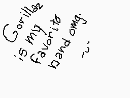 Drawn comment by angelburn☆
"Gorillas is my Favorite handang."