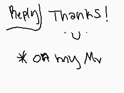 Drawn comment by xSHADAMYx