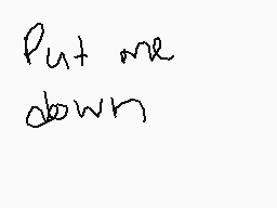 Drawn comment by →Charlie←