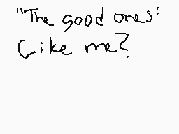 Drawn comment by →Charlie←