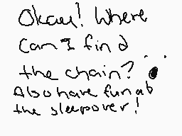 Drawn comment by →Charlie←