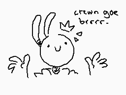 Drawn comment by scruffy
"crown gote brerrr."