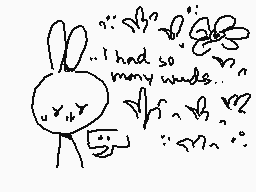 Drawn comment by scruffy
"I had so many words..."