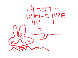 Drawn comment by Feenie
"-1=0π- ωπ-E|DE -|=||"