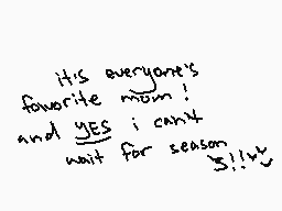 Drawn comment by watermelon