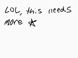 Drawn comment by Birdlover