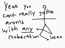 Drawn comment by dermo.....
"Yeah you cant really joke around with any moberation mass"