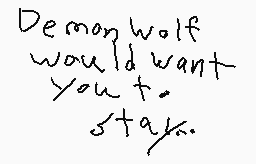 Drawn comment by Demon♪Wolf